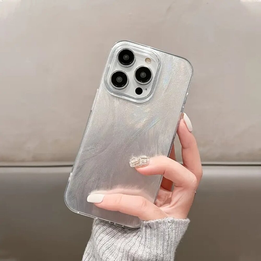 Apple iPhone 16 Pro / Max Minimalist Holographic Full Protection phone case